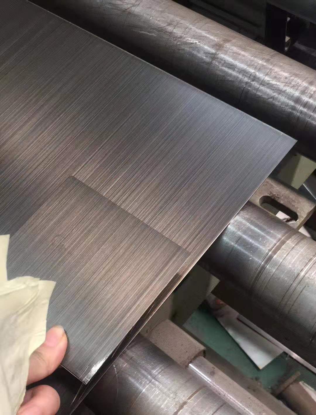 紅古銅不銹鋼拉絲板